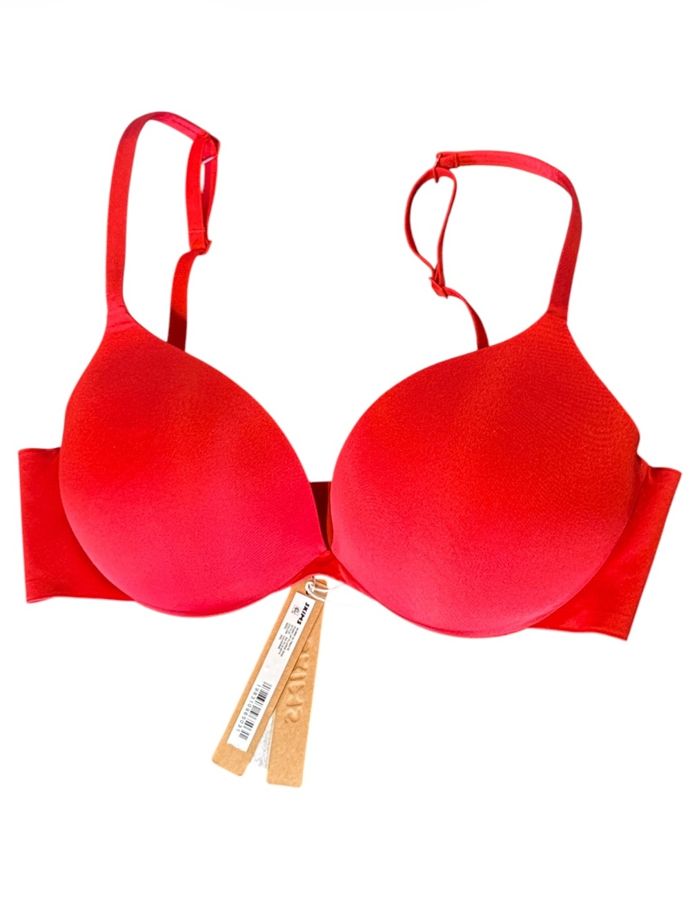Skims Ultimate Push Up Plunge Bra in Cayenne